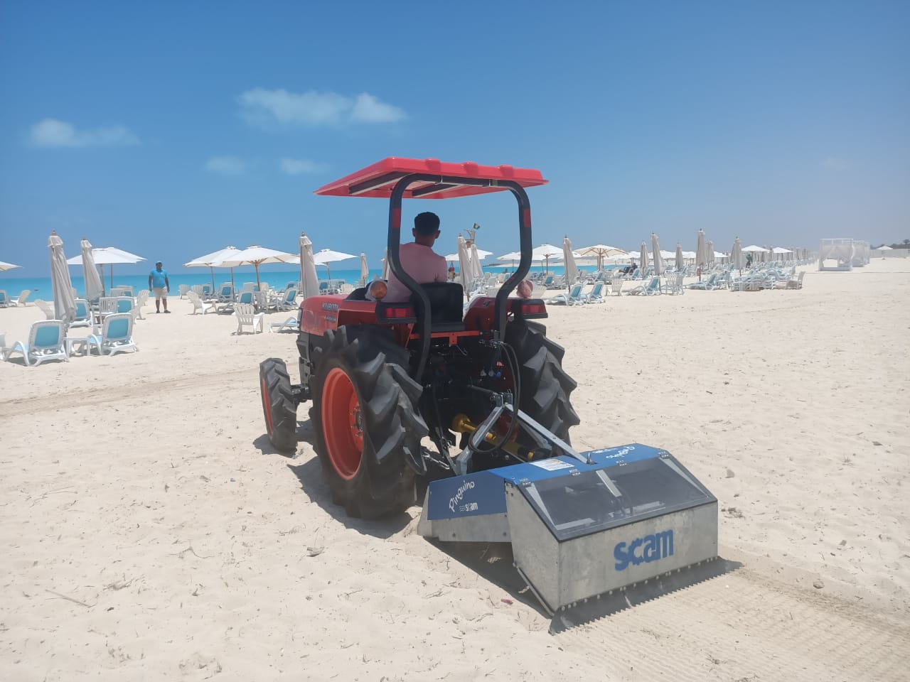  Pinguino مقطورة تنظيف الشواطئ موديل 