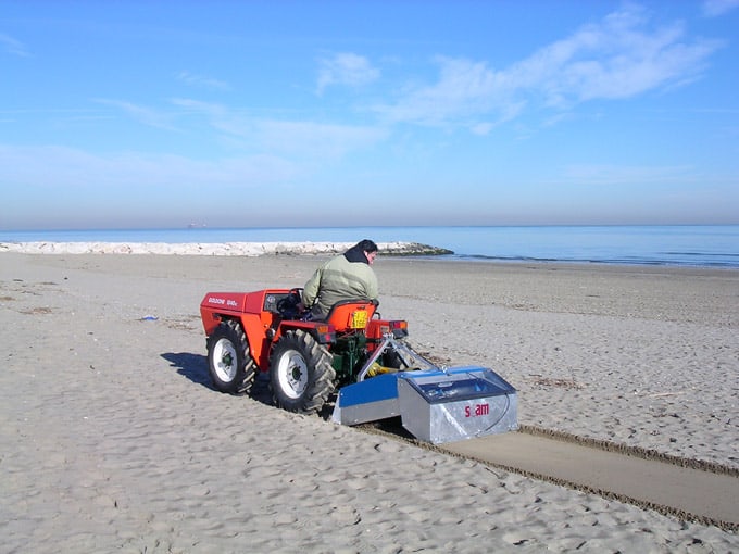  Pinguino ماكينة تنظيف الشواطئ موديل 